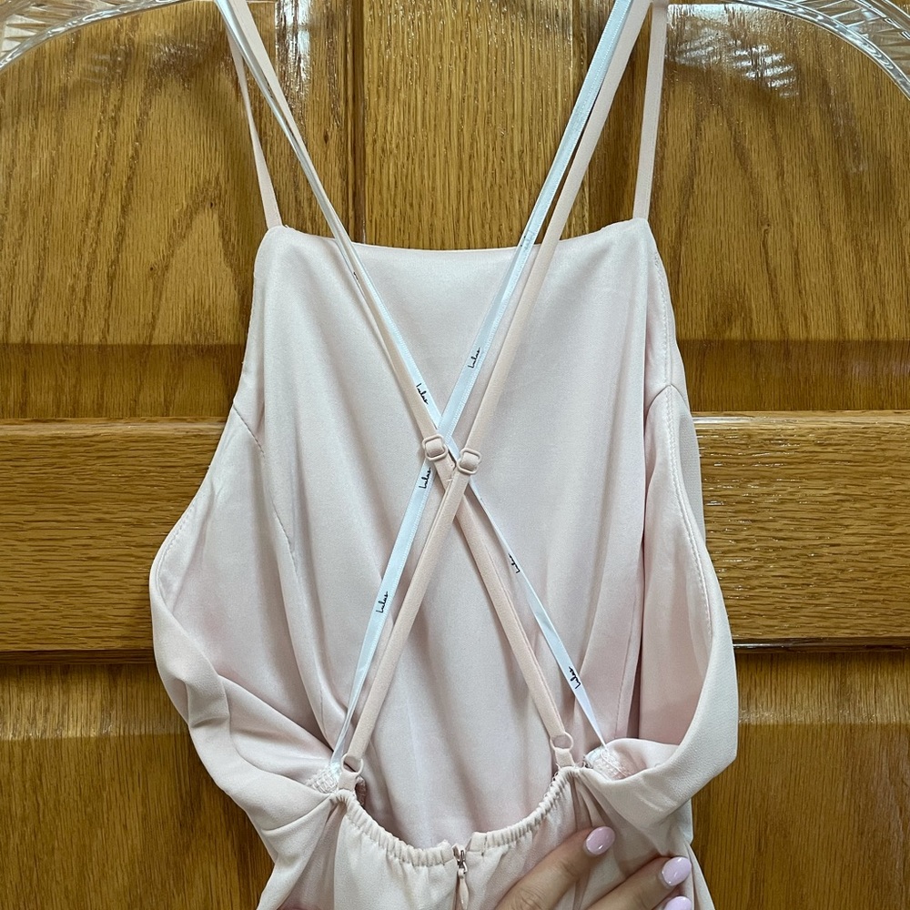Lulus Blush Pink Letter of Love Backless Dress - Picture 4 of 6